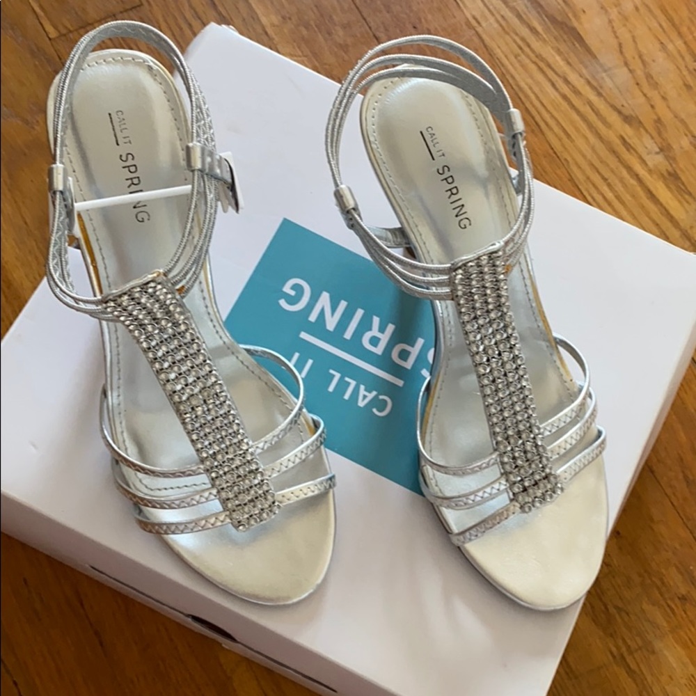 Call It Spring Silver Heels